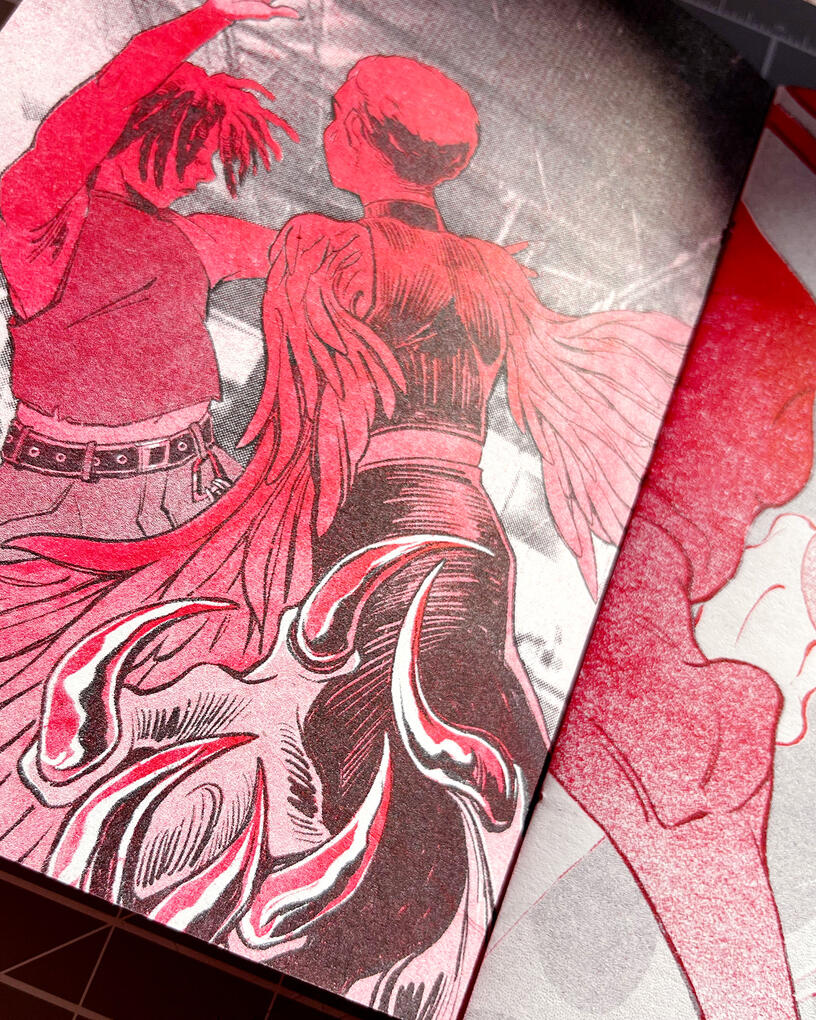 Monsters zine (original), 16 pages