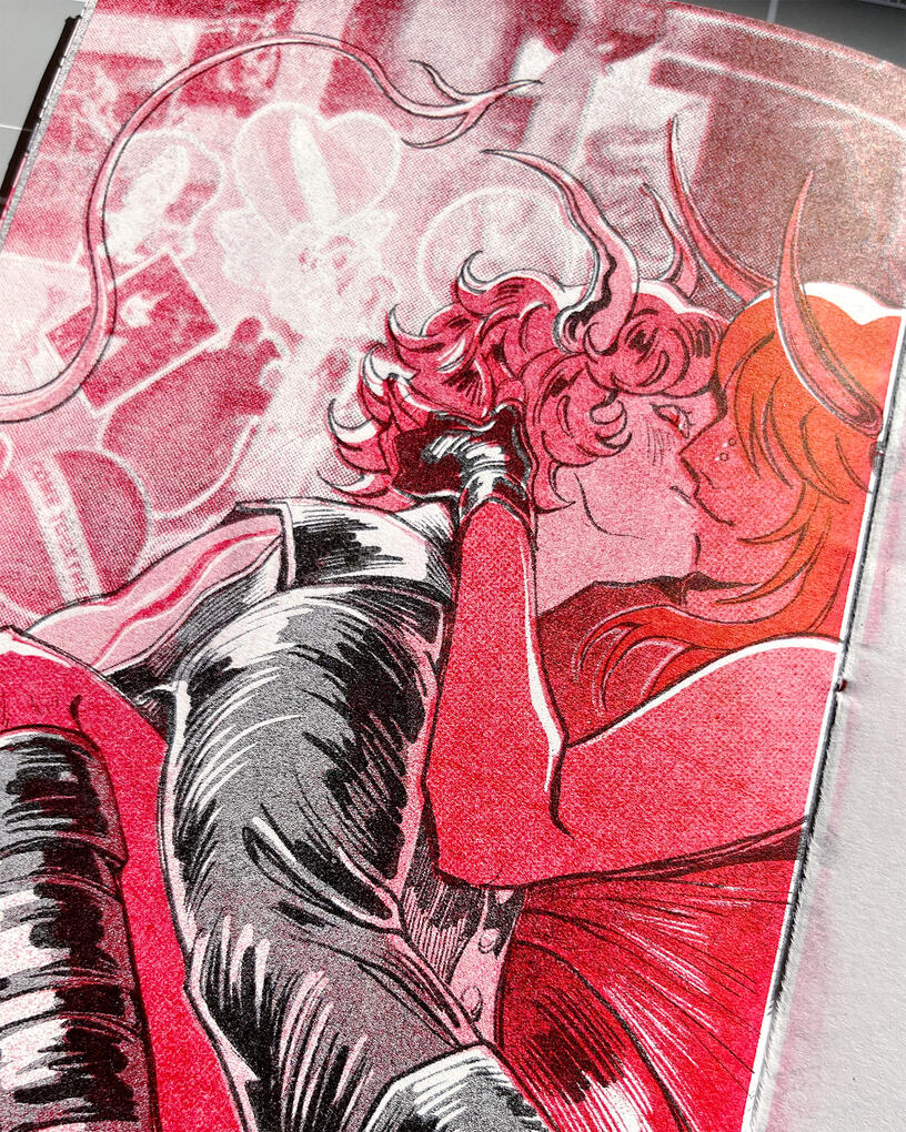 Monsters zine (original), 16 pages