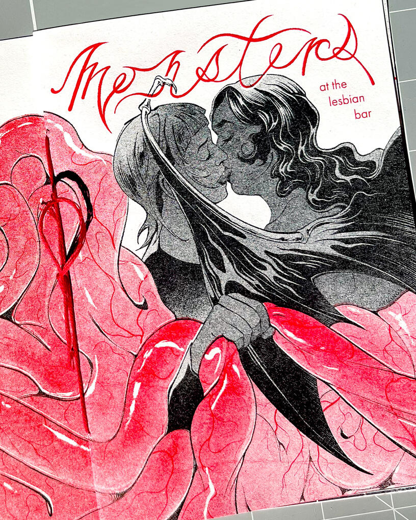 Monsters zine (original), 16 pages