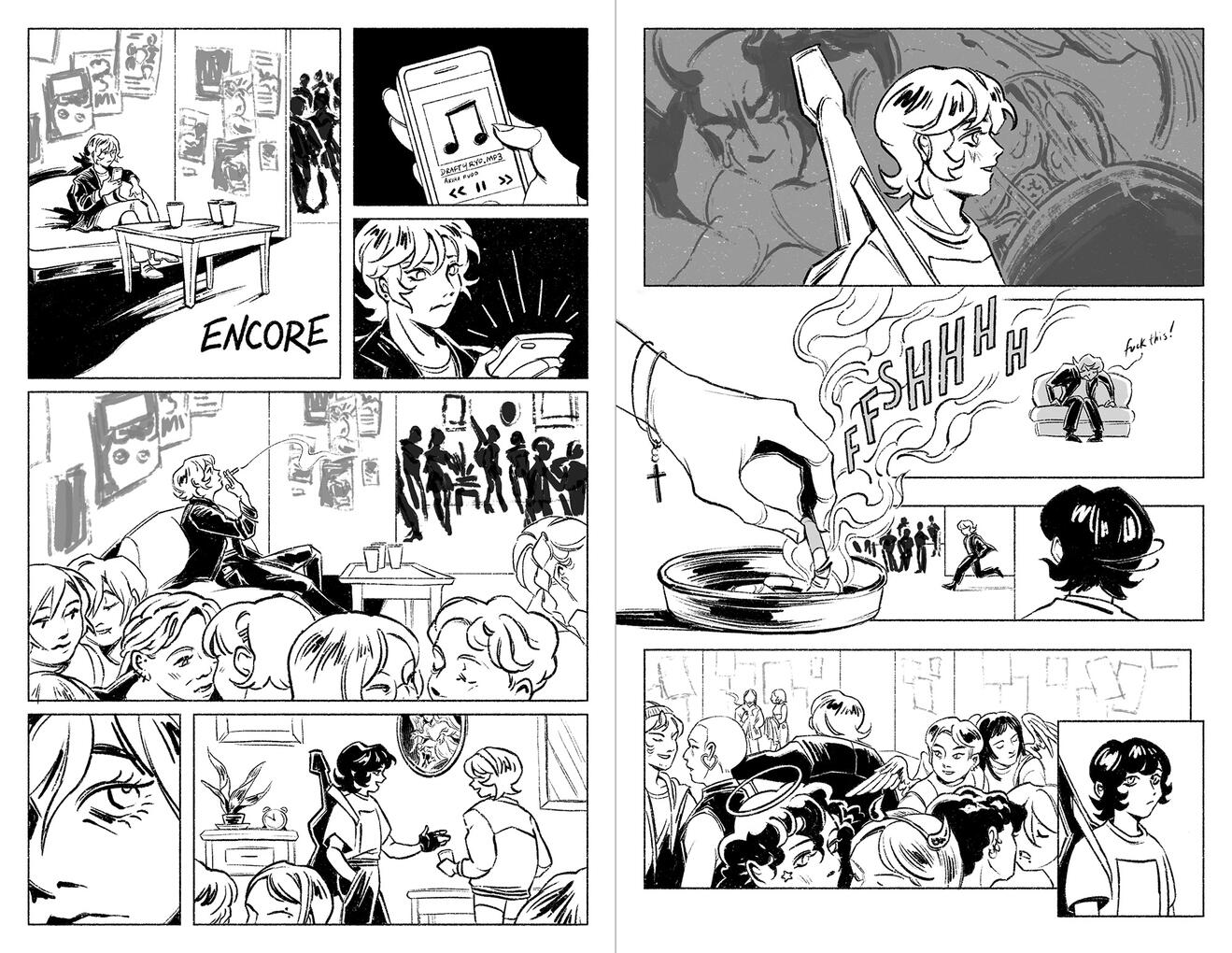 Encore, 14 pages. Collaboration with @sailorfutaba (Tumblr)